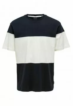 Only & Sons T-shirt Imprimé - Dark Navy/white -Only & Sons Soldes Boutique 00263ef4fd4b4250b79e4efb07f6b76b