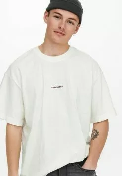 Only & Sons T-shirt Imprimé - Star White -Only & Sons Soldes Boutique 0227fa6aa7ce46079388f434c5b95794