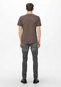 Only & Sons T-shirt Basique - Huckleberry -Only & Sons Soldes Boutique 032e340955e04465a8ad3189f837b022