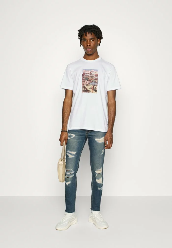 Only & Sons ONSIB REG TEE - T-shirt Imprimé - Bright White 2 Only & Sons ONSIB REG TEE - T-shirt Imprimé - Bright White – Image 2