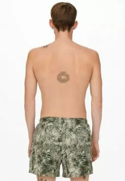 Only & Sons GEMUSTERTE - Short De Bain - Canteen -Only & Sons Soldes Boutique 044a63568f2b4851a4e3ad98f0408128