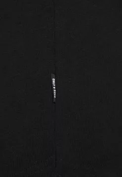 Only & Sons ONSMATT LIFE LONGY CONTRAST TEE - T-shirt Imprimé - Black -Only & Sons Soldes Boutique 04f726a0670a4968bc7741f03c47746c