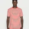 Only & Sons ONSJAMIE LIFE SS STRIPE REG TEE NOO - T-shirt Imprimé - High Risk Red