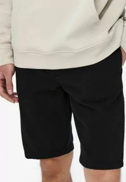 Only & Sons ONSAVI - Short - Black -Only & Sons Soldes Boutique 05c487470f464913a9e3fc8eafa3afb5