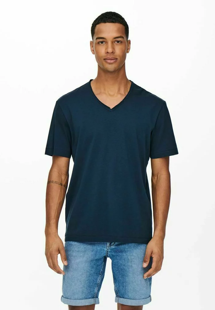 Only & Sons T-shirt Basique - Moonlit Ocean 1 Only & Sons T-shirt Basique - Moonlit Ocean
