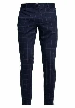 Only & Sons ONSMARK PANT CHECK - Pantalon Classique - Dark Navy -Only & Sons Soldes Boutique 07f5bff7aefb4c9d9864022ce43273e1