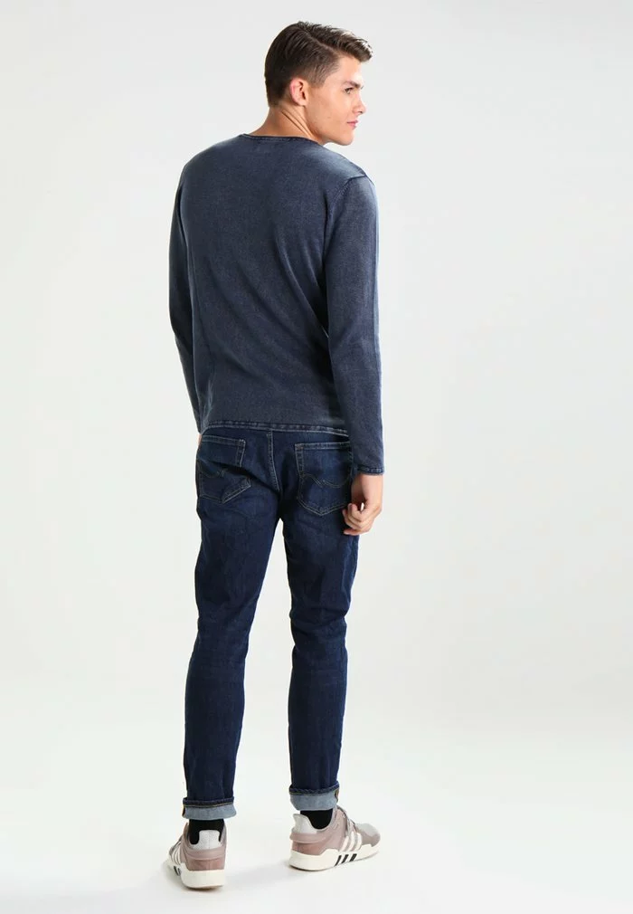 Only & Sons ONSGARSON WASH CREW NECK - Pullover - Dress Blues 3 Only & Sons ONSGARSON WASH CREW NECK - Pullover - Dress Blues – Image 3