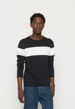 Only & Sons ONSDON CREW NECK STRIPE - Pullover - Dark Navy