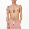 Only & Sons Short De Bain - Porcelain Rose