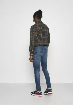 Only & Sons ONSDRAPER CARROT DAMAGE - Jean Slim - Blue Denim -Only & Sons Soldes Boutique 09d15d7c83504bafb6df55f8d327d763