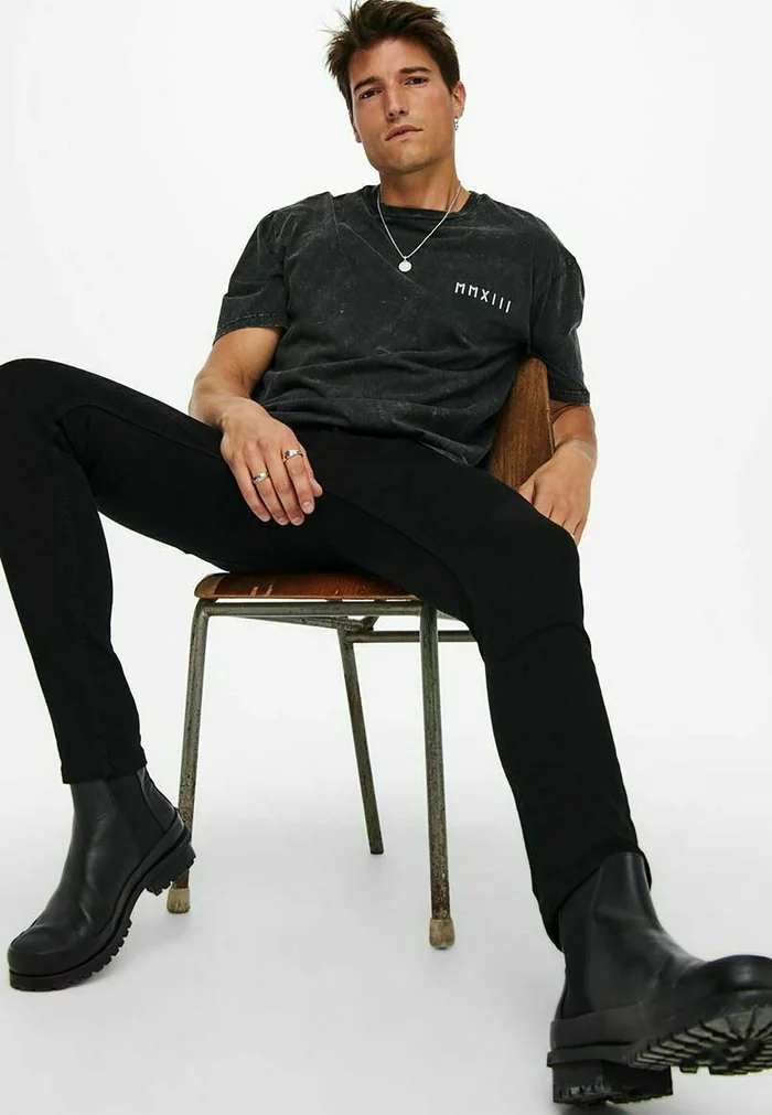 Only & Sons T-shirt Imprimé - Black 5 Only & Sons T-shirt Imprimé - Black – Image 5