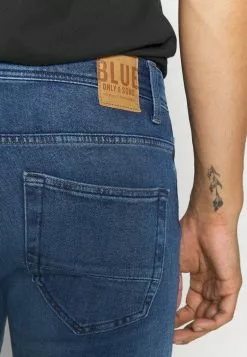 Only & Sons ONSLOOM LIFE - Jeans Skinny - Blue Denim -Only & Sons Soldes Boutique 0af16cfa67234083a11b60baba4901ec