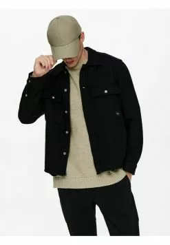 Only & Sons HEMD WOLL - Veste Mi-saison - Black 11 Only & Sons HEMD WOLL - Veste Mi-saison - Black -Only & Sons Soldes Boutique 0b5c2910de114d07a09f63a3b1f94093