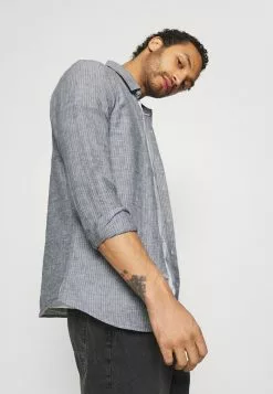 Only & Sons ONSCAIDEN STRIPE - Chemise - Mottled Grey -Only & Sons Soldes Boutique 0b67cb3a76ae4636a64aedaaa2672e1b