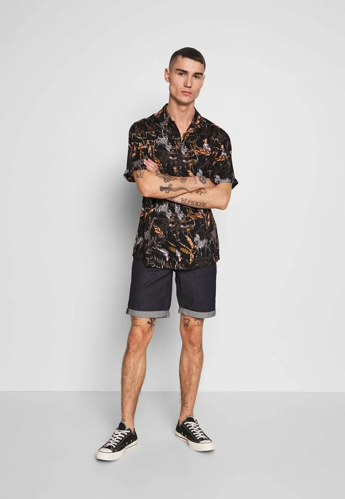 Only & Sons ONSGABRIAL ANIMAL - Chemise - Black/zoo 2 Only & Sons ONSGABRIAL ANIMAL - Chemise - Black/zoo – Image 2