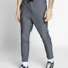 Only & Sons ONSLINUS CROP STRIPE - Pantalon Classique - Dark Blue