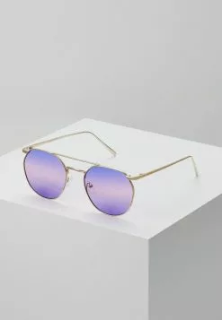 Only & Sons ONSSUNGLASSES BOX - Lunettes De Soleil - Shiny Gold-coloured/phantom