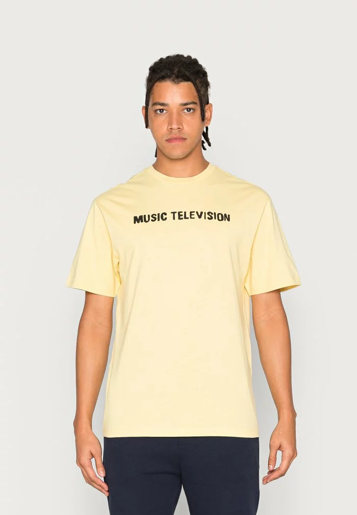 Only & Sons TEE - T-shirt Imprimé - Custard 3 Only & Sons TEE - T-shirt Imprimé - Custard – Image 3