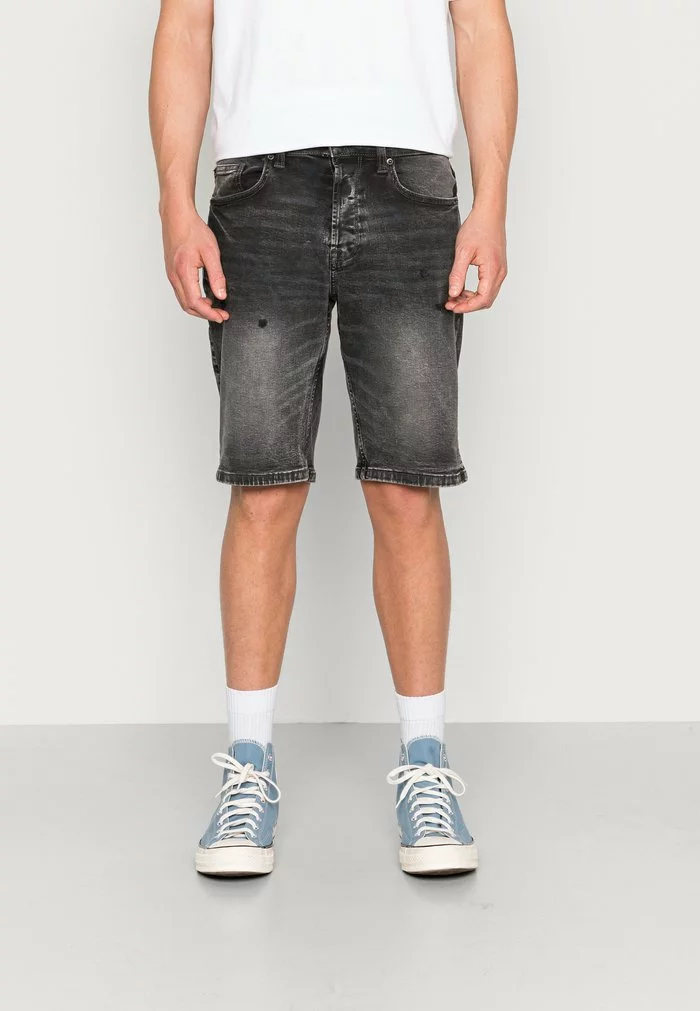 Only & Sons ONSAVI LIFE - Short En Jean - Grey Denim 1 Only & Sons ONSAVI LIFE - Short En Jean - Grey Denim
