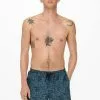Only & Sons Short De Bain - Night Sky