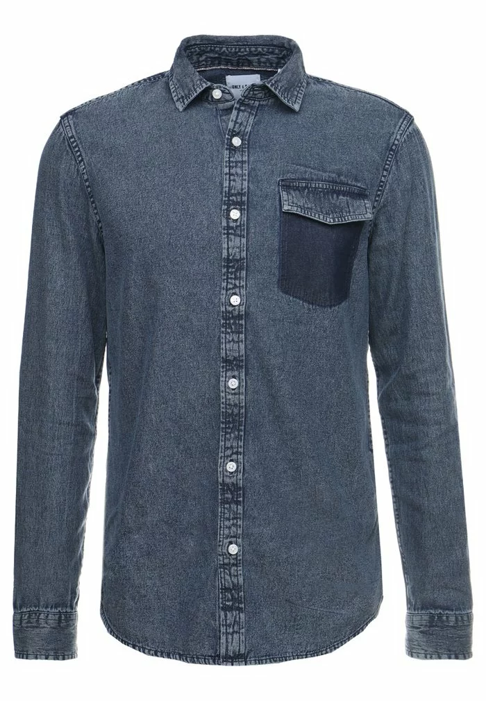 Only & Sons ONSNEVILLE LS REGULAR POCKET - Chemise - Medium Blue Denim 5 Only & Sons ONSNEVILLE LS REGULAR POCKET - Chemise - Medium Blue Denim – Image 5