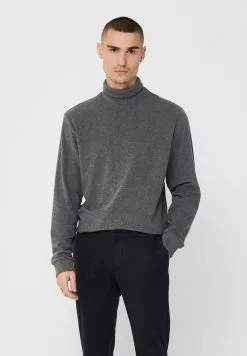 Only & Sons Pullover - Dark Grey Melange