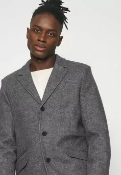 Only & Sons ONSJULIAN STAR COAT - Manteau Classique - Light Grey Melange -Only & Sons Soldes Boutique 12909f485548441db3fef8c54c8853ed