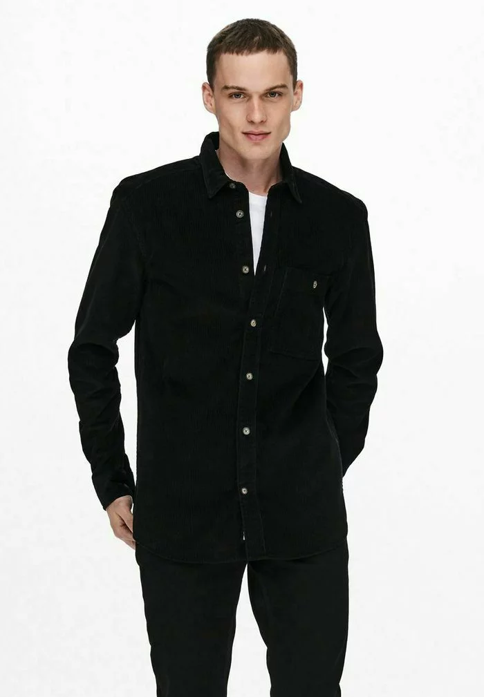 Only & Sons Chemise - Black 1 Only & Sons Chemise - Black