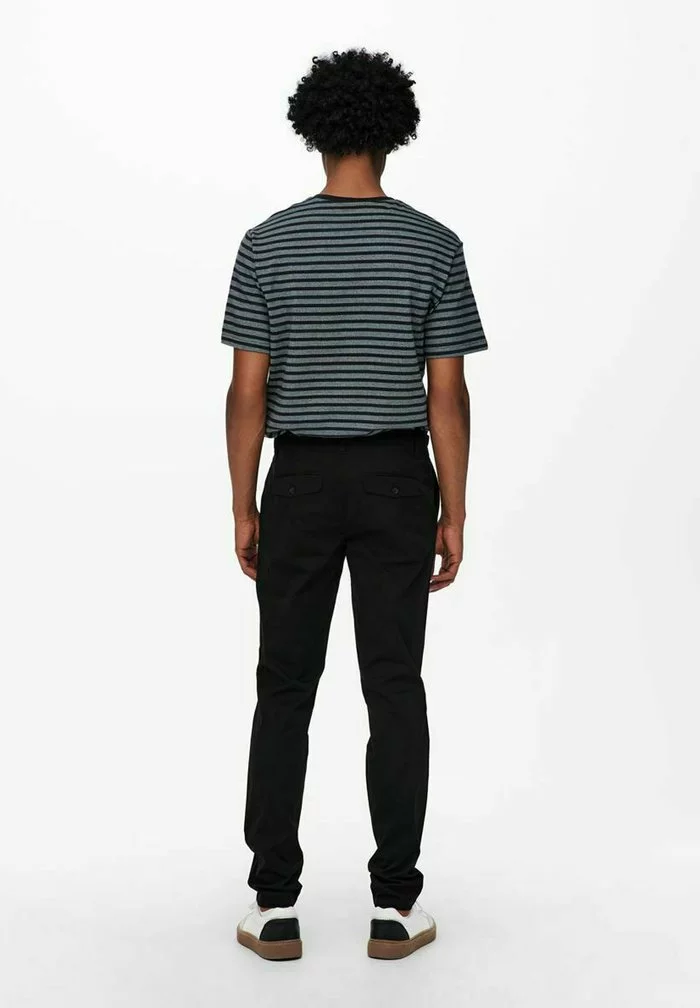 Only & Sons GESTREIFT - T-shirt Imprimé - Dark Navy 3 Only & Sons GESTREIFT - T-shirt Imprimé - Dark Navy – Image 3
