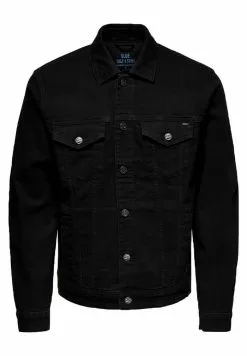 Only & Sons Veste En Jean - Black -Only & Sons Soldes Boutique 13ba0ded84774e5c8484aa17d732f4e2