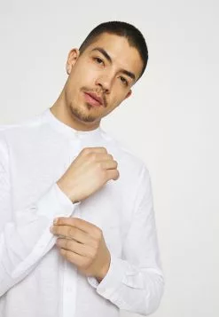 Only & Sons ONSCAIDEN SOLID MAO - Chemise - White -Only & Sons Soldes Boutique 1413a8212fe84da3a2afeefc1e85d1d3