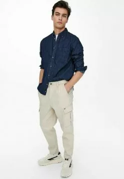 Only & Sons Pantalon Cargo - Ecru 10 Only & Sons Pantalon Cargo - Ecru -Only & Sons Soldes Boutique 142f208fdd074d1daaea83ba4c5a5b9b