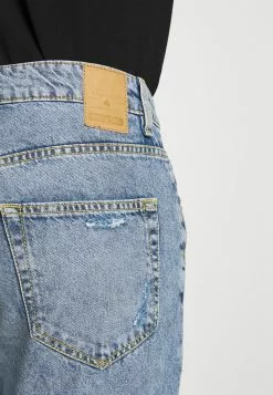 Only & Sons ONSAVI LIFE LOOSE DAMAGE - Short - Blue Denim -Only & Sons Soldes Boutique 14840df4c31a45a5b572dae775a057c2