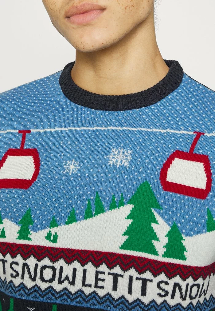 Only & Sons CREW JAQUARD - Pullover - Larkspur 5 Only & Sons CREW JAQUARD - Pullover - Larkspur – Image 5