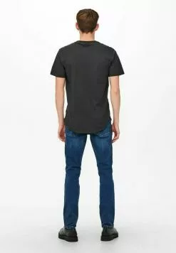 Only & Sons T-shirt Basique - Black -Only & Sons Soldes Boutique 1537e771ddee4251b7e25117f671dcbd