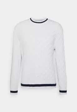 Only & Sons ONSASHER LIFE CREW - Pullover - Star White