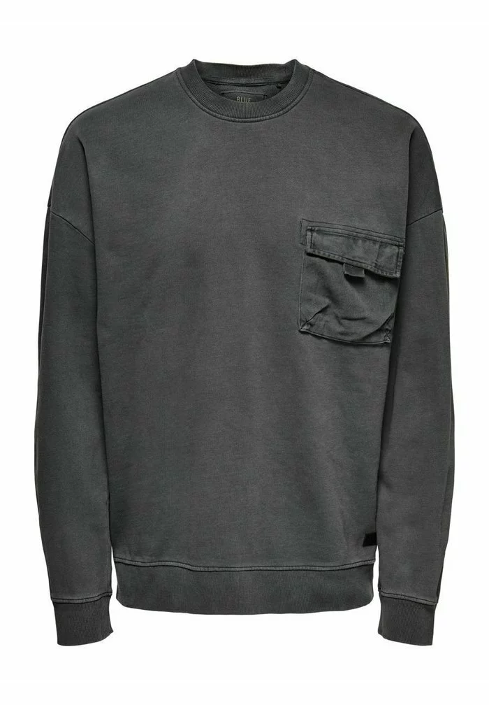 Only & Sons Sweatshirt - Black 3 Only & Sons Sweatshirt - Black – Image 3