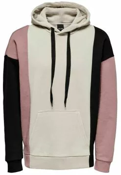 Only & Sons RELAXED - Sweat à Capuche - Silver Lining -Only & Sons Soldes Boutique 16ad36f5a9d44b67b62773f41054acff