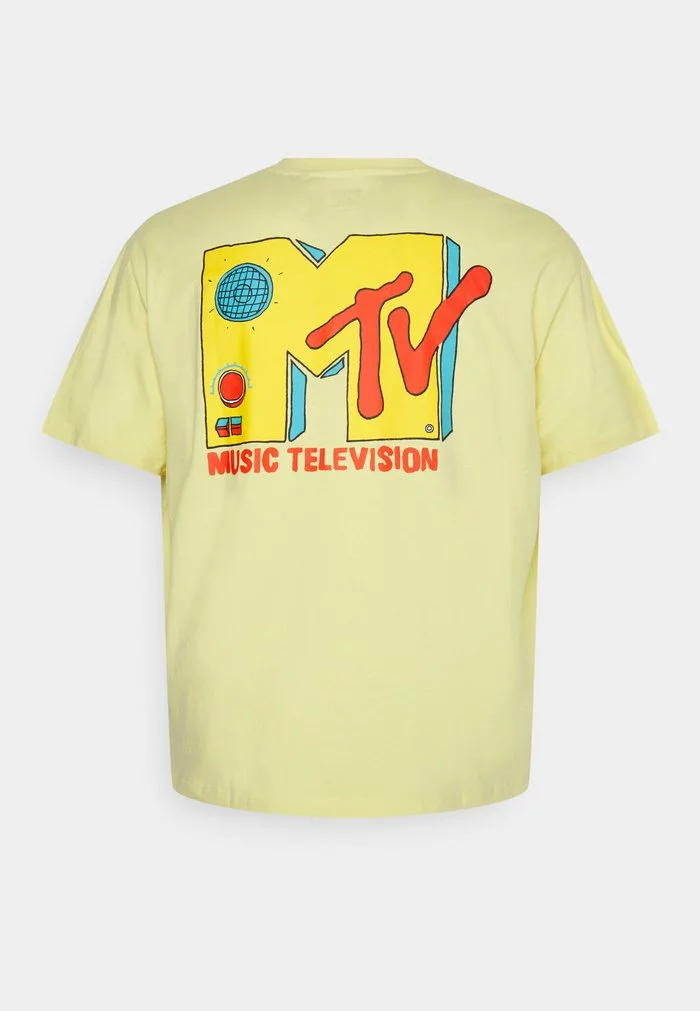 Only & Sons ONSMTV TEE - T-shirt Imprimé - Custard 1 Only & Sons ONSMTV TEE - T-shirt Imprimé - Custard