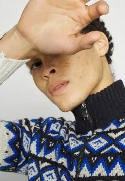 Only & Sons ONSNEW LUDVIG HALF ZIP - Pullover - Dark Navy -Only & Sons Soldes Boutique 16fc0896fd094a1391d84b40997bc414