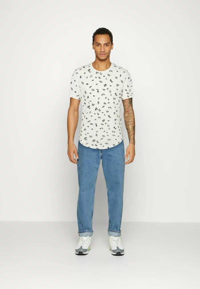 Only & Sons ONSTIMMY LONGY TEE - T-shirt Imprimé - Star White 2 Only & Sons ONSTIMMY LONGY TEE - T-shirt Imprimé - Star White – Image 2