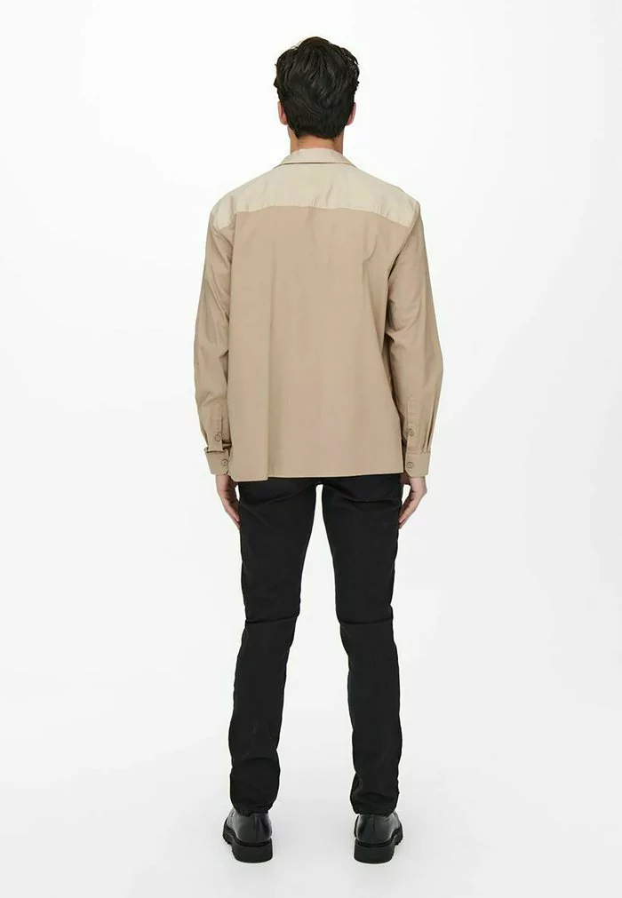 Only & Sons Chemise - Chinchilla 3 Only & Sons Chemise - Chinchilla – Image 3