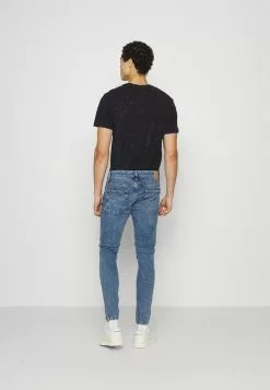 Only & Sons ONSWARP LIFE SKINNY - Jeans Skinny - Blue Denim -Only & Sons Soldes Boutique 1870f662f35640b0aef7a020c9ad599a