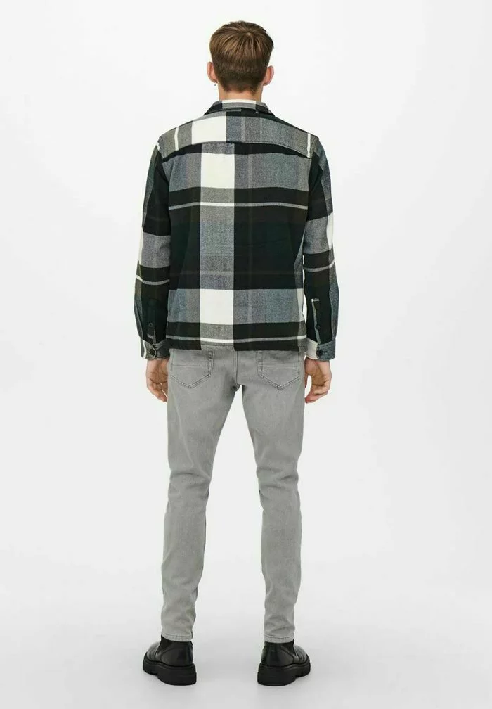 Only & Sons Chemise - Dark Navy 3 Only & Sons Chemise - Dark Navy – Image 3