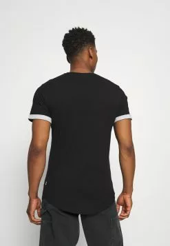 Only & Sons ONSMATT LIFE LONGY CONTRAST TEE - T-shirt Imprimé - Black -Only & Sons Soldes Boutique 18e3ee6b64254bb69518623ecd2701e3