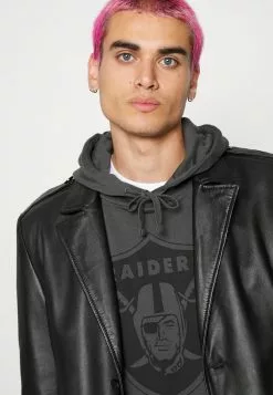 Only & Sons ONSNFL LIFE HOODIE - Sweatshirt - Asphalt -Only & Sons Soldes Boutique 18ffc64898a64f03925fdd858c1e2944