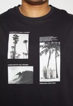 Only & Sons ONSIVEY TEE - T-shirt Imprimé - Black -Only & Sons Soldes Boutique 19dc08f07d8b48a182098af2367d67f7