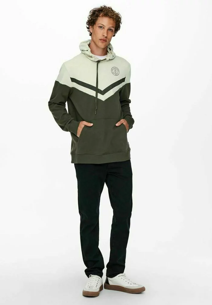 Only & Sons SWEAT HOODIE - Sweat à Capuche - Peat 2 Only & Sons SWEAT HOODIE - Sweat à Capuche - Peat – Image 2