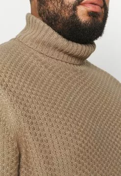 Only & Sons ONSLOCCER HIGH NECK - Pullover - Chinchilla -Only & Sons Soldes Boutique 1e2431526b194fc48f1367a48c7699b0