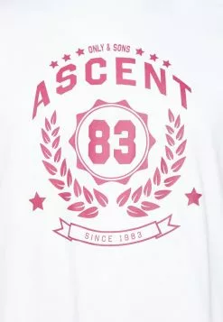 Only & Sons ONSIAN - T-shirt Imprimé - Bright White -Only & Sons Soldes Boutique 1e410ab15a374663b93e656a51a9a1d7